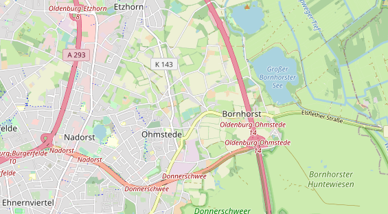 KFZ Werkstatt auf Karte