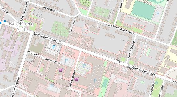 KFZ Werkstatt auf Satellitenbild
