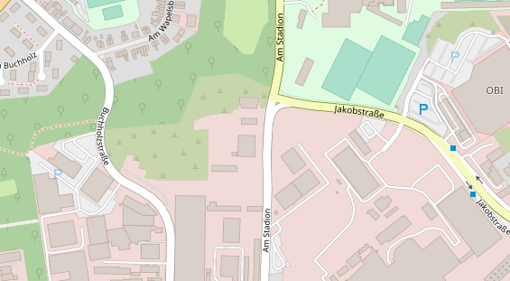 KFZ Werkstatt auf Satellitenbild