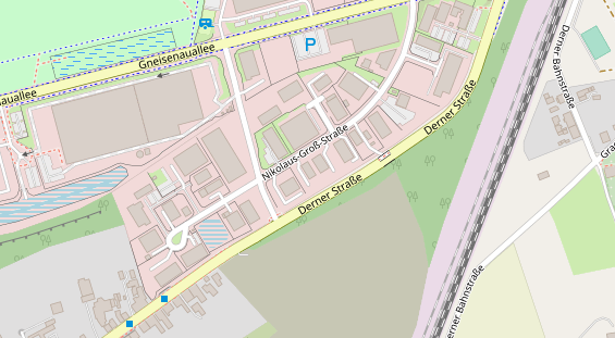 KFZ Werkstatt auf Satellitenbild