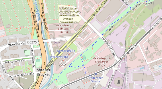 KFZ Werkstatt auf Satellitenbild