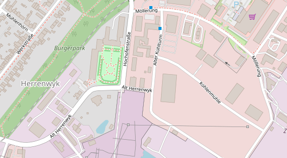 KFZ Werkstatt auf Satellitenbild