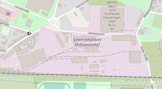 KFZ Werkstatt auf Satellitenbild