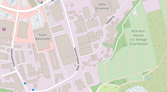 KFZ Werkstatt auf Satellitenbild