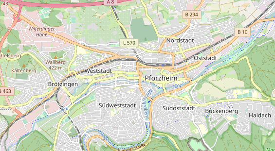 KFZ Werkstatt auf Karte
