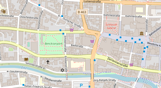 KFZ Werkstatt auf Satellitenbild