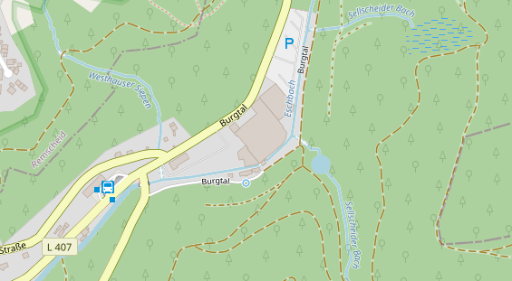 KFZ Werkstatt auf Satellitenbild