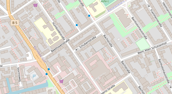 KFZ Werkstatt auf Satellitenbild