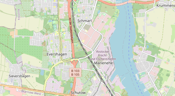KFZ Werkstatt auf Karte