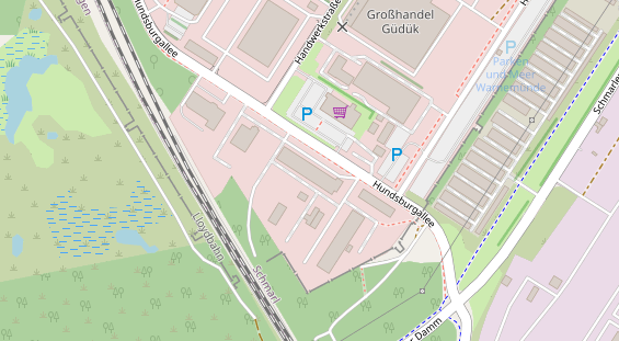 KFZ Werkstatt auf Satellitenbild