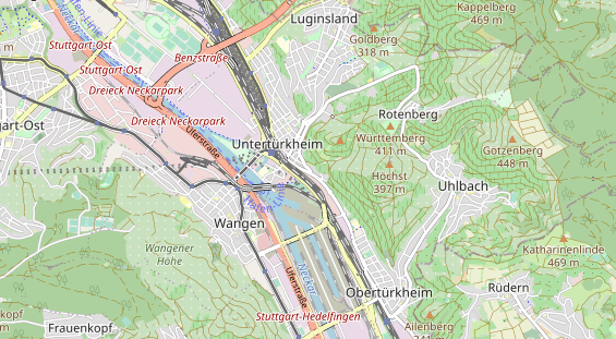KFZ Werkstatt auf Karte