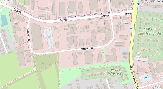 KFZ Werkstatt auf Satellitenbild