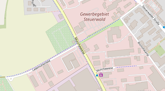 KFZ Werkstatt auf Satellitenbild