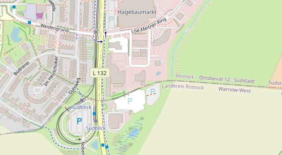 KFZ Werkstatt auf Satellitenbild