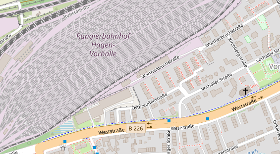 KFZ Werkstatt auf Satellitenbild