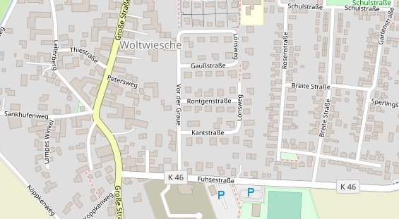 KFZ Werkstatt auf Satellitenbild