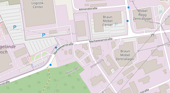 KFZ Werkstatt auf Karte