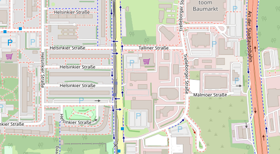 KFZ Werkstatt auf Satellitenbild