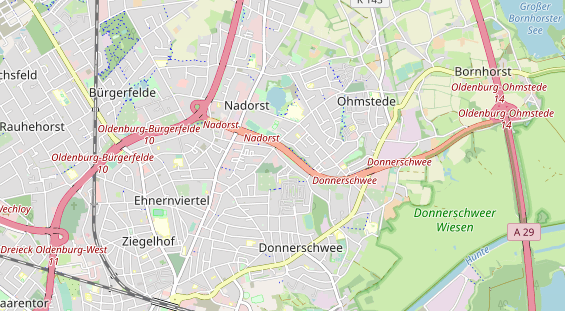 KFZ Werkstatt auf Karte