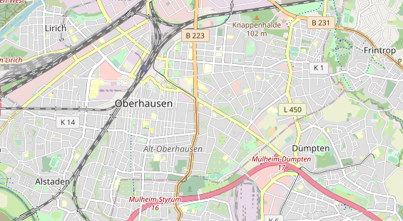 KFZ Werkstatt auf Karte