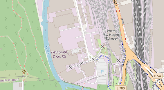KFZ Werkstatt auf Satellitenbild