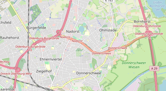 KFZ Werkstatt auf Karte