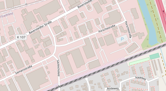 KFZ Werkstatt auf Satellitenbild