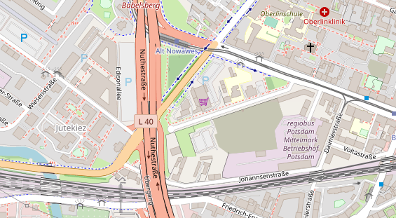 KFZ Werkstatt auf Satellitenbild