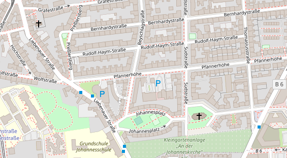 KFZ Werkstatt auf Satellitenbild