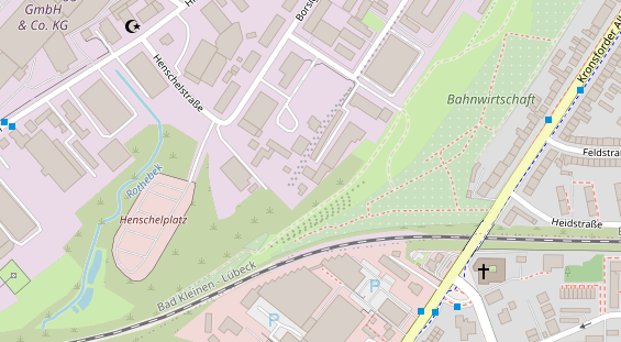 KFZ Werkstatt auf Satellitenbild