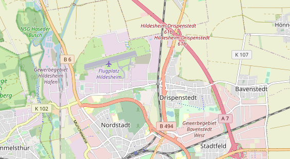 KFZ Werkstatt auf Karte