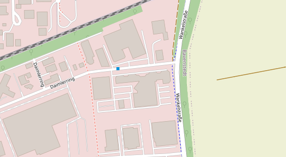 KFZ Werkstatt auf Satellitenbild