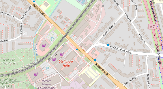 KFZ Werkstatt auf Satellitenbild