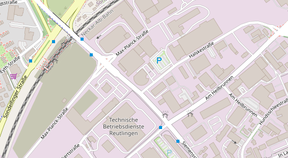 KFZ Werkstatt auf Satellitenbild