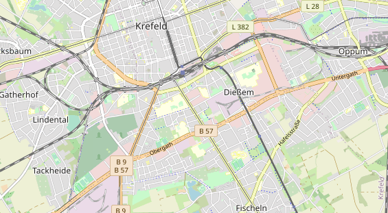 KFZ Werkstatt auf Karte
