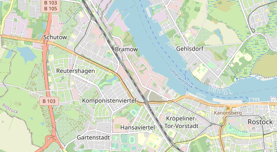 KFZ Werkstatt auf Karte