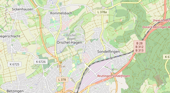 KFZ Werkstatt auf Karte