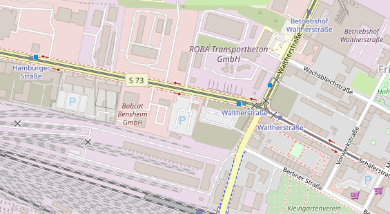 KFZ Werkstatt auf Satellitenbild