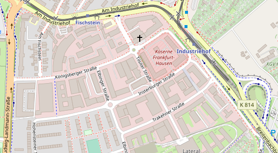 KFZ Werkstatt auf Satellitenbild