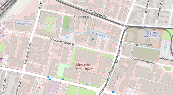 KFZ Werkstatt auf Satellitenbild