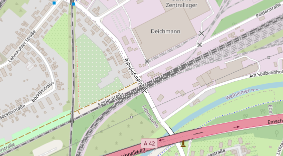 KFZ Werkstatt auf Satellitenbild