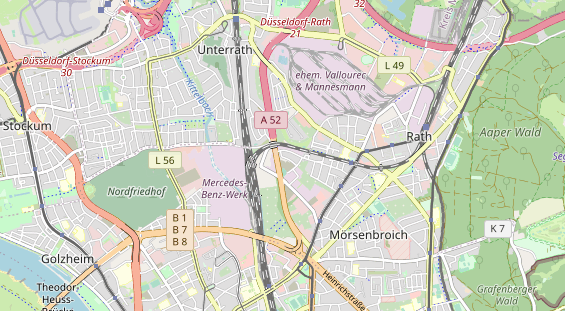 KFZ Werkstatt auf Karte