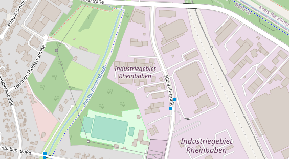 KFZ Werkstatt auf Satellitenbild