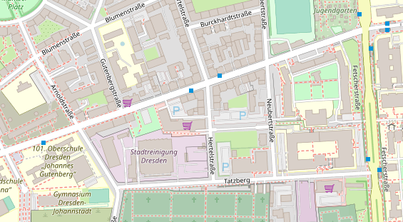 KFZ Werkstatt auf Satellitenbild