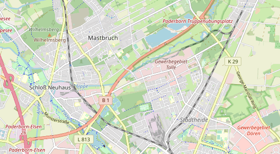 KFZ Werkstatt auf Karte