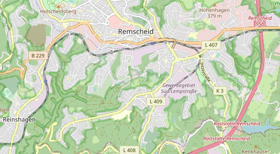 KFZ Werkstatt auf Karte