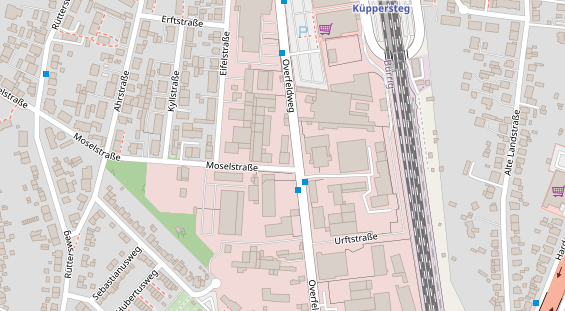 KFZ Werkstatt auf Satellitenbild