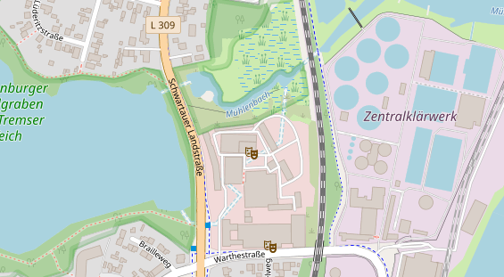 KFZ Werkstatt auf Satellitenbild