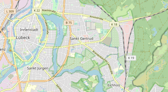 KFZ Werkstatt auf Karte