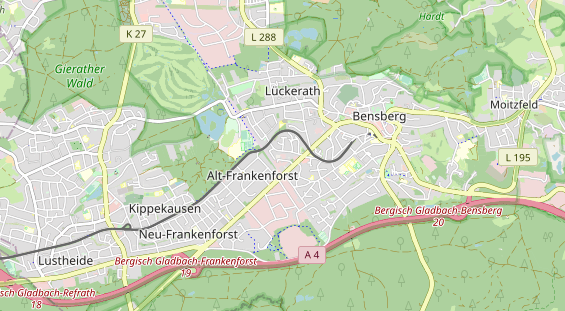 KFZ Werkstatt auf Karte